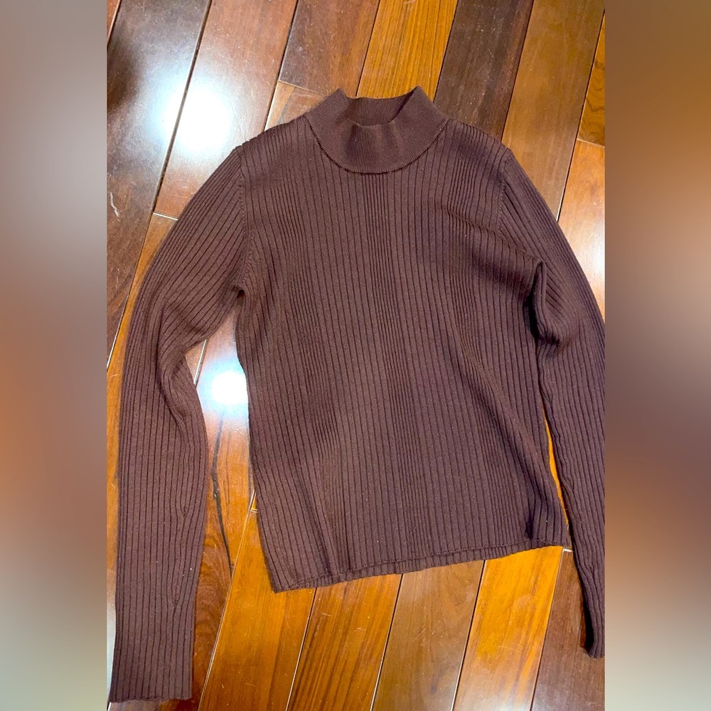 Dark warm brown sweater